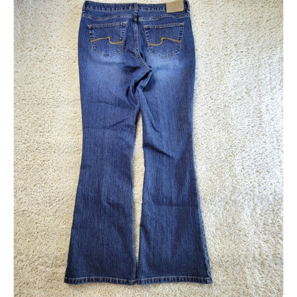 US Polo Assn Womens Bell Bottom Jeans Denim Pants 27011351 Size 12 - Picture 12 of 15